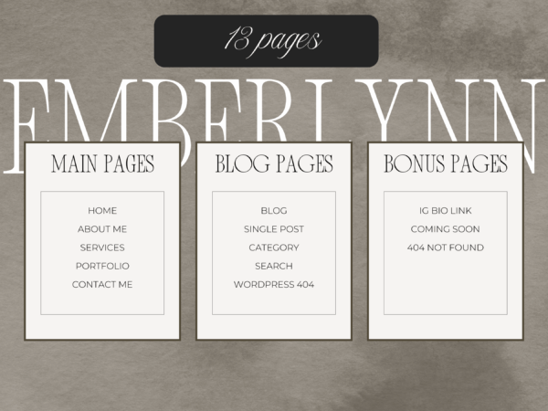Emberlynn Showit Website Template - Image 6